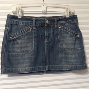 - American Eagle Outfitters Mini Denim Skirt Size-6